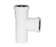 Тройник 50х50х50х90гр. (белый) Синикон Комфорт (НМ1)