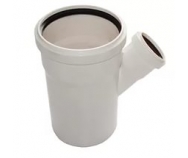 Тройник 110х50х110х45гр. (белый) Синикон Комфорт  (НМ1,НМ3)