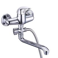 Смеситель G-LAUF д/ванны, плоский (S) излив 320мм. (Китай) KLO6-C048 zn