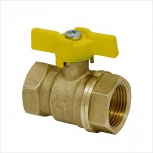 Кран шар. д/газа STM 1/2" г/г бабочка