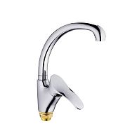 Смеситель GOTA ROCIO "Madrid" д/кухни шар. с высоким изливом, креп. гайка d40 G112410