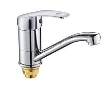 Смеситель для кухни GOTA ROCIO "Seville" G122210, шар. с коротким изливом, креп. гайка d40 