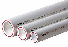 Труба VALTEC PP-FIBER армир. стекловолокном PN20 D25 2м VT (ИТАЛИЯ) (НМ1)
