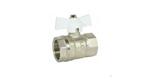 Кран шар. 1/2" г/г бабочка BRASSCO BLITZ