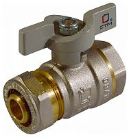 Кран шар. для воды STM 26х1" ц/г бабочка  (НМ2)