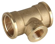 Тройник переходн. 3/4"х1/2"х3/4" г/г/г МФ