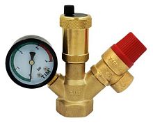 Группа безопасности для котла "МИНИ-ЭКОНОМ" JH-1024-3std - 3 бара ТИМ (Кв.) JH1024-3std