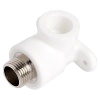 Угольник комбинир. с креплен. ПП D16х1/2"НР РВК (60шт) (НМ1, НМ2, НМ3)