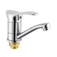 Смеситель GOTA ROCIO "Madrid" д/кухни шар. с кортким изливом, креп. гайка d40 G112210
