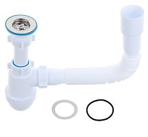 C0115 Сифон 1-1/2"х40 с гофрой АНИ