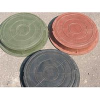 Люк канализ. полимерн. 30 кН черный (ЛМУ) (758*60 мм.)