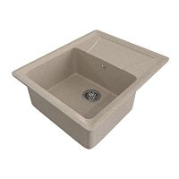 Мойка ML-GMS03 Стандарт с крылом, песочный(302) 605*490*190