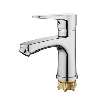 Смеситель для раковины G-LAUF NUD1-A146, монолитный, ø35, гайка(корона)
