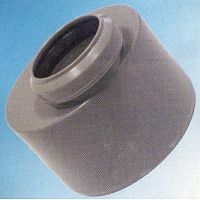 Переход эксцентрич. 110х50 КОРОТКИЙ серый