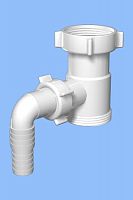 M110 Отвод д/стир. маш. 1-1/2"х1-1/2"  АНИ (НМ1)