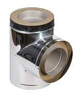 Тройник утепленный 87* D120/180 НЕРЖ (НМ1)