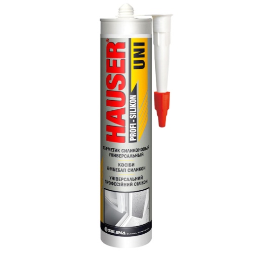 Герметик силиконовый санит. HAUSER белый 260мл (07578)