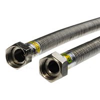 Подводка д/газа сильфон 1/2" г/г 60 см (НМ1)( НМ3)