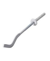 Кронштейн  д/рад. анкерн. с дюб. белый (7*180мм) 1ШТ (...VT. SMS,СТМ) CARHSD02, OSK.D07.180