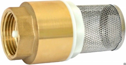 Обратный клапан STM 1" с сеткой (пласт.шток) CBCVF001