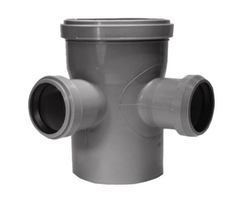 Крестовина 2-х плоск. 110х50х50х110х90гр. серая