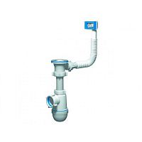 C0140 Сифон 1-1/2"х40 с переливом АНИ (НМ1)