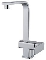 Смеситель для кухни G-LAUF NEB4-A123, высокий излив, бок. ручка, п/шпильку (Китай) . РАСПРОДАЖА!!!