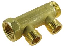 Коллектор 3/4"х1/2" на 2 выхода PRAMEN (НМ1, НМ3)