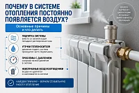 Почему в системе отопления постоянно появляется воздух: причины и что делать