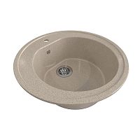 Мойка ML-GMS02 Стандарт круглая, песочный(302) 505*165