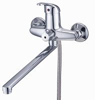 Смеситель для ванны SOLONE LUN7-A031, кер. картридж ⌀40, карт.пер. в корпусе (Китай), хром 