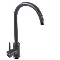 Смеситель для кухни MIXLINE ML-GS15 (309), ТЕМНО-СЕРЫЙ, 35к  высок. излив АКЦИЯ												