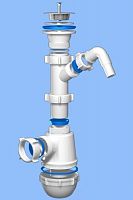 A1000 Сифон 1-1/2"х40 с носиком АНИ 