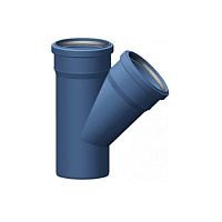 Тройник  ПП D110*110*45гр. Valsir TRIPLUS (НМ1)