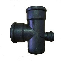 Крестовина 110x50х110х110х90гр. (черная) (НМ3)