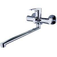 Смеситель G-LAUF д/ванны, плоский (L) излив 320мм. (Китай) NUD7-A045 zn
