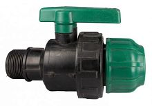 Кран шар. ц/НР 25х3/4"  ПЭ