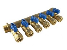 Коллектор запорн.3/4х16 - 5вых.ТИМ (КС) (200-3/4(5))