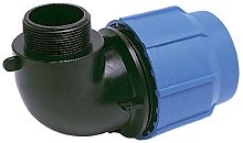 Отвод НР 25х3/4" ПЭ