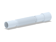 K406 Труба гофрированная для сифона 40*50 (НМ3)