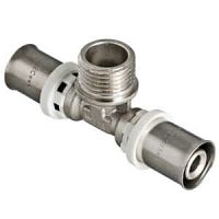 Тройник пресс НР 20х3/4"х20 VV (НМ2, НМ3)