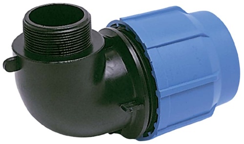 Отвод НР 25х1" ПЭ