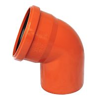 Отвод 110х67 гр. рыжий 