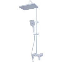 Душевая система HAIBA HB24575-8, БЕЛЫЙ, 35к с тропическим душем