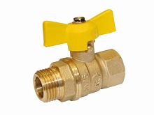 Кран шар. д/газа STM 3/4" г/ш бабочка