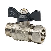 Кран шар. для воды 20х1/2" ц/ш  AQUALINK