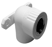 Угольник комбинир. с креплен. ПП D25*3/4 ВР TIM