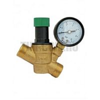 Редуктор давления TIM  3/4"-1/2 ш/ш с манометром BL6823A