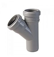 Тройник 50х50х50х45гр. серый