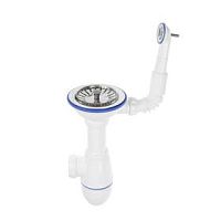 B411 Сифон 3 1/2 *40 с круглым переливом UNICORN (533278)